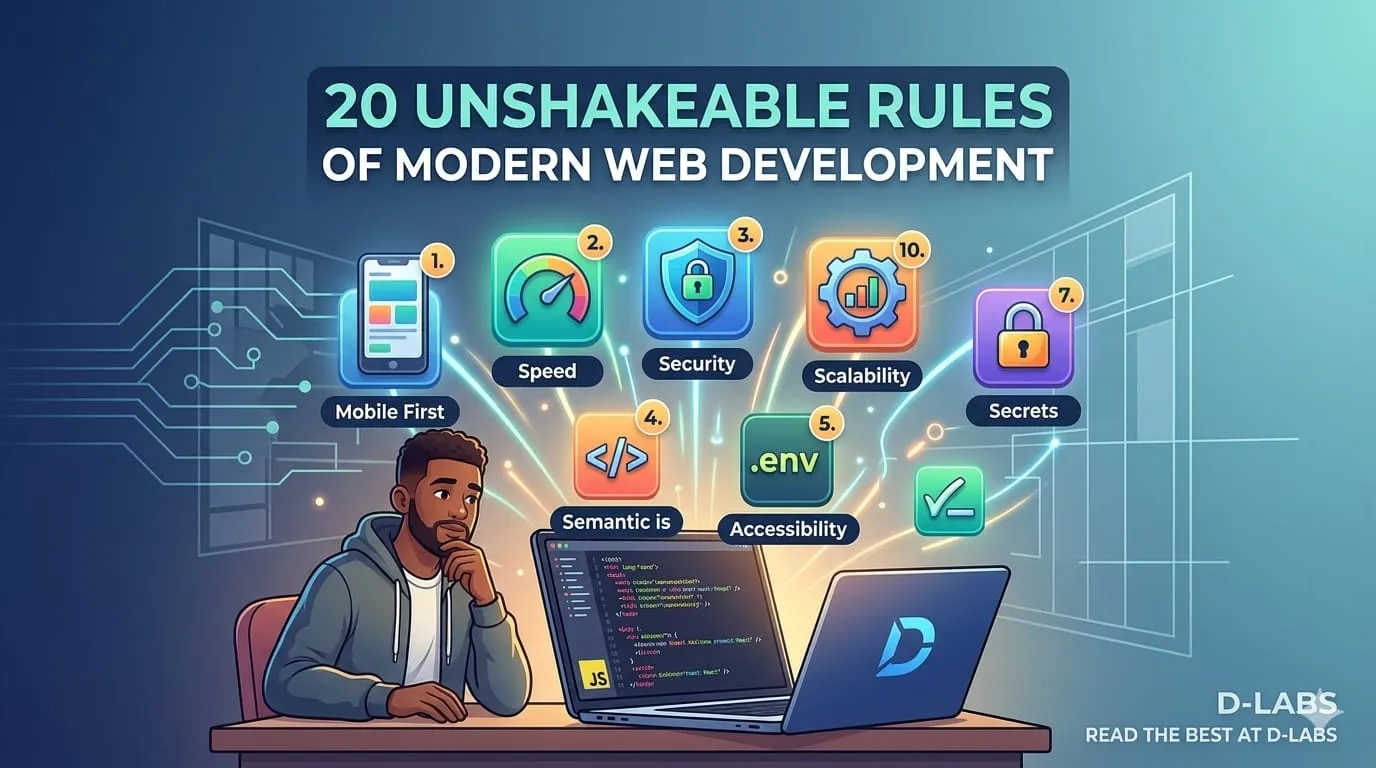 20 Unshakable Rules of Modern Web Development